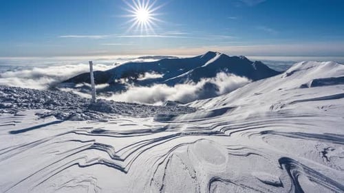 Berge im Winter