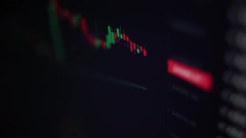 Currency Price Chart on the Exchange Online Trading Business and Investment Economy and Crisis