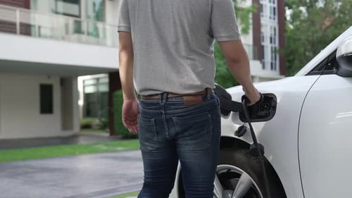 Progressive Idea of Charging Electric Vehicle Via Cable From Charging Station