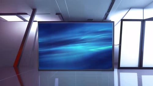 Corporate Talk Show Studio Background Loop for a Professional and Engaging Look
