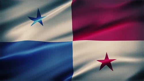 Panama Flag Background