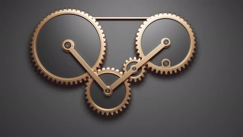 Loop-Animation eines Getriebes