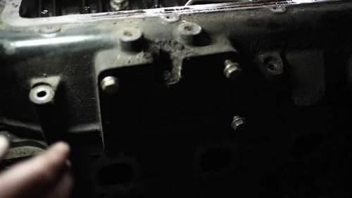 Diesel Engine Overhaul and Rebuild. Repair of the tractor engine