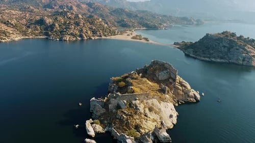 An Islet with a Monastery on It