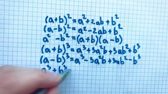 Flying Math Formulas, Backgrounds Motion Graphics ft. algebra & drawing ...