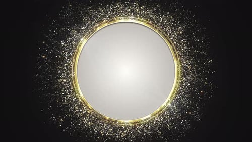 Luxury Gold Frame Circle
