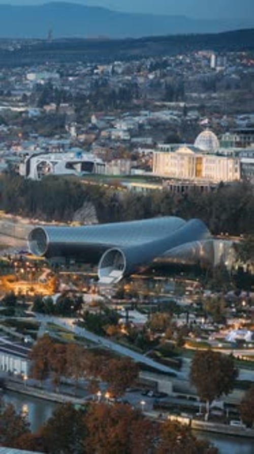 Tbilisi Georgia Top View Of