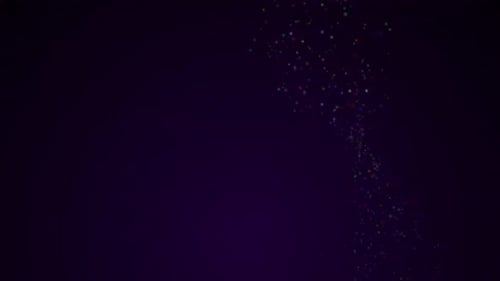 Sparkling Colorful Particle Light Streaks Background