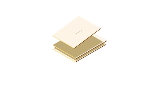Isometric Crafting Supplies Reveal Animation