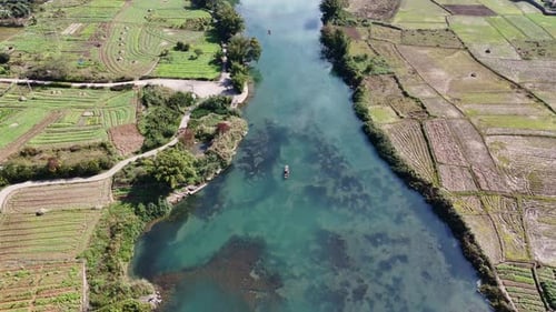 The Natural Scenery of The Li River in Guilin