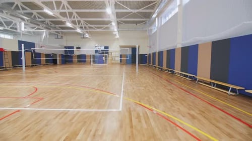 Large Spots Hall for Games of Educational Institution