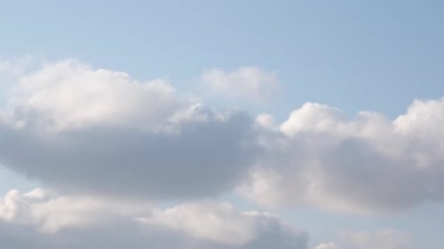 Fluffy Clouds Time Lapse