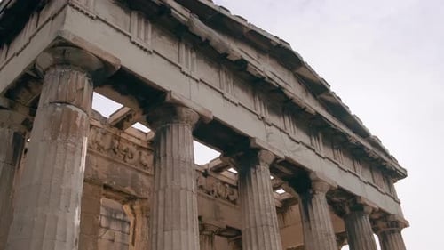 Templo de Hefesto en la antigua Ágora Atenas Grecia Arquitectura griega antigua Viajes populares