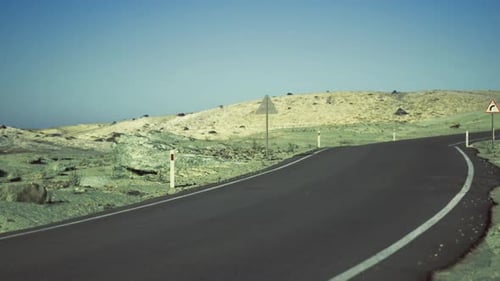 Dynamic Desert Environment Highlighted By Signage and Natural Colors