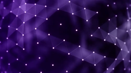moving elegant plexus dark purple background for logo titles