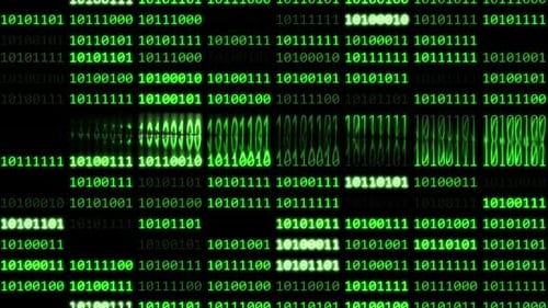 Data Digital Binary Code animation