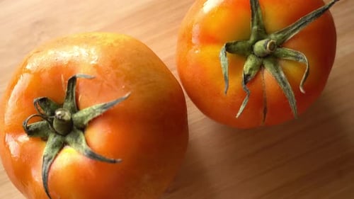 Tomate als Lebensmittelhintergrund, Stock-Videomaterial 4k