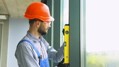 Builder Measures of the Vertical Deviation of Pvc Windows