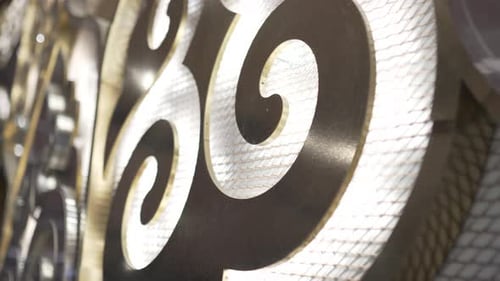 Gold and Black Ornate Swirl Pattern Background