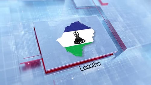 Displaying The Lesotho Map