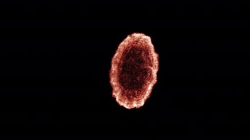 Fiery Particle Burst Reveal Transition