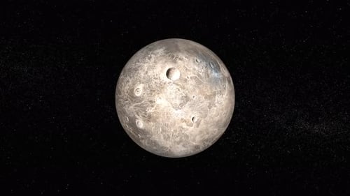 La planète de Cérès en rotation tourne à 360 degrés dans son propre axe. 1166