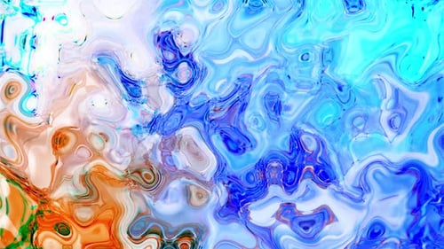 Abstract colorful liquid wave texture with marbling background