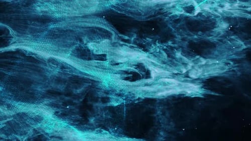 Blue Nebula Dust 4K