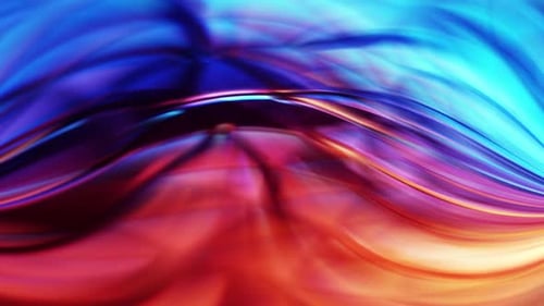 Abstract Fluid Light Waves Motion Background Loop