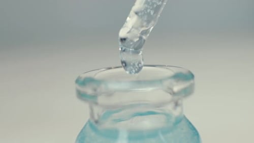 Dropper Fills Skincare Serum Bottle