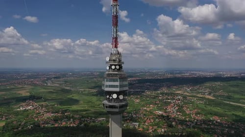 Beautiful Twilight Sky Above Belgrade