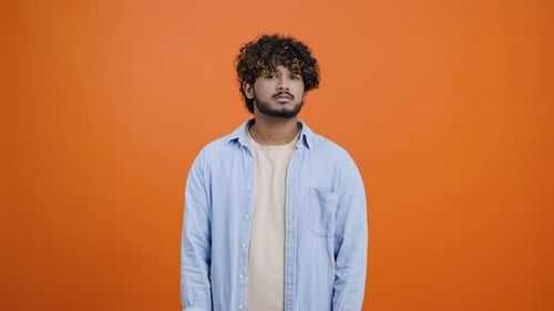 Bearded Indian Man Feels Offended Refusing to Talk