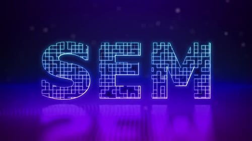 Fond numérique Sem Neon