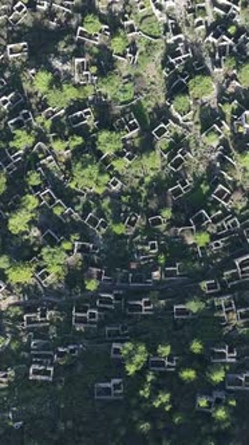 Vertical aerial of turquoise sea and sandy shore