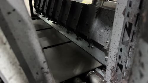 Cardboard laminated sheet how is made factory production line conveyor belt automatic