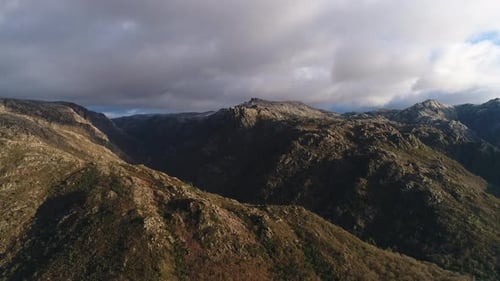 Mountain Valley with Mountain Ranges