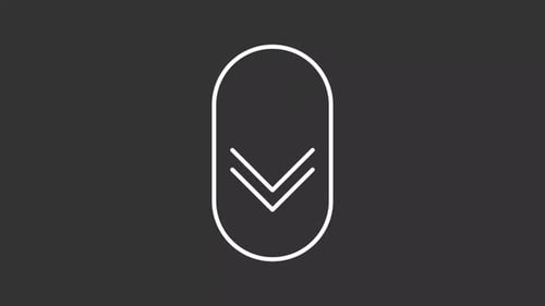 Swipe down white line animation