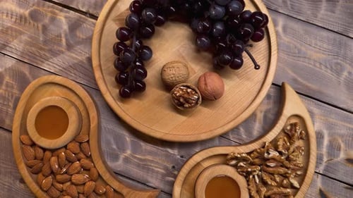 Mix of Nuts in a Bowl