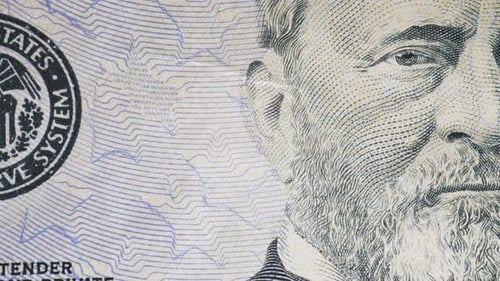 Fifty Dollar Bill Close Up