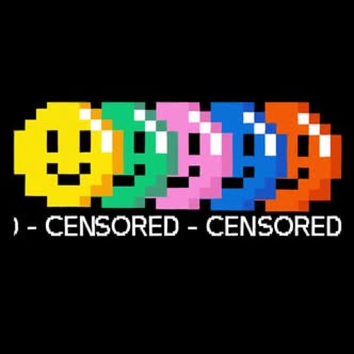 Censored SMPTE Smiley Faces