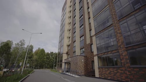 Elite Residential Building with Panoramic Balconies