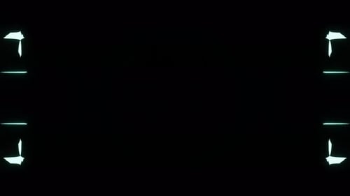 Red and turquoise kaleidoscope patterns transforming on black background