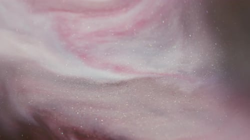 Bokeh Spreading Stream Paint Flow Liquid Shimmer