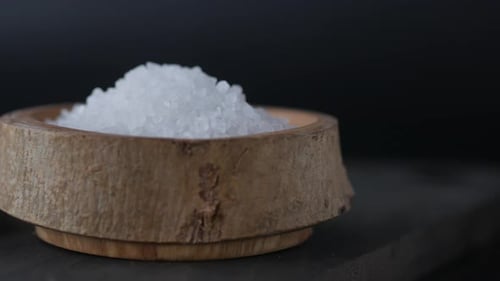 Sea Salt Crystals Close Up