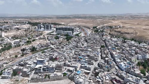 Sanliurfa, Birecik City Aerial View