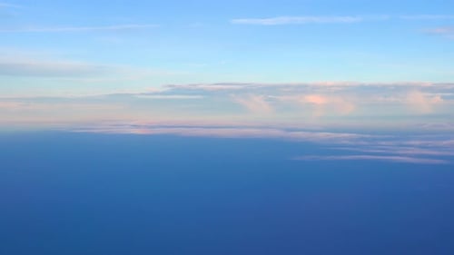 Colorful and beautiful blue sky sea landscape background, amazing paradise