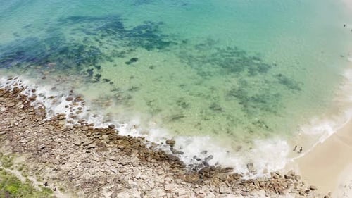 4k drone footage of the ocean