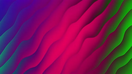Abstract Fluid Gradient Waves Looping Background