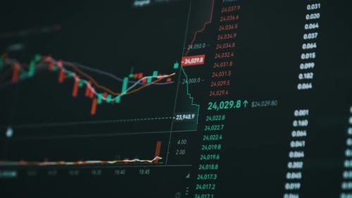 Stock Market Cryptocurrency Exchange Chart