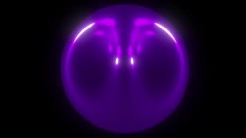 Alien Eye Neon Purple